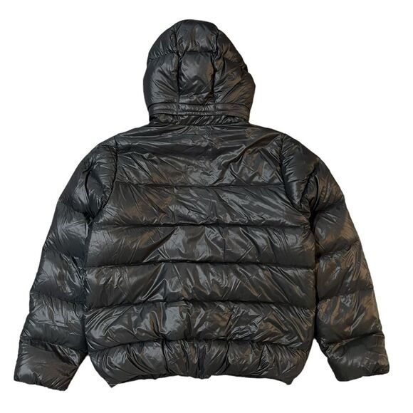 NWT Nike Sportswear Down Puffer Jacket 700 Fill Black Hooded Womens XL - Picture 2 of 9